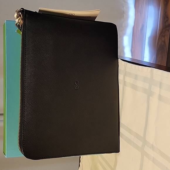 NWT Kate Spade Quentin Charge it Wristlet pouch, black - Picture 3 of 7